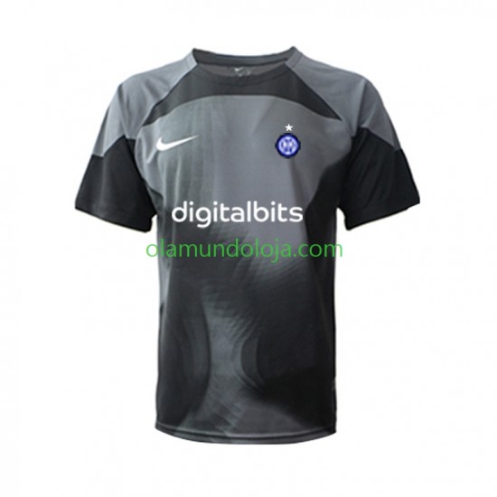 Camisola Inter de Milão Guarda-redes Homem Equipamento Primeiro 2022-2023 Manga Curta
